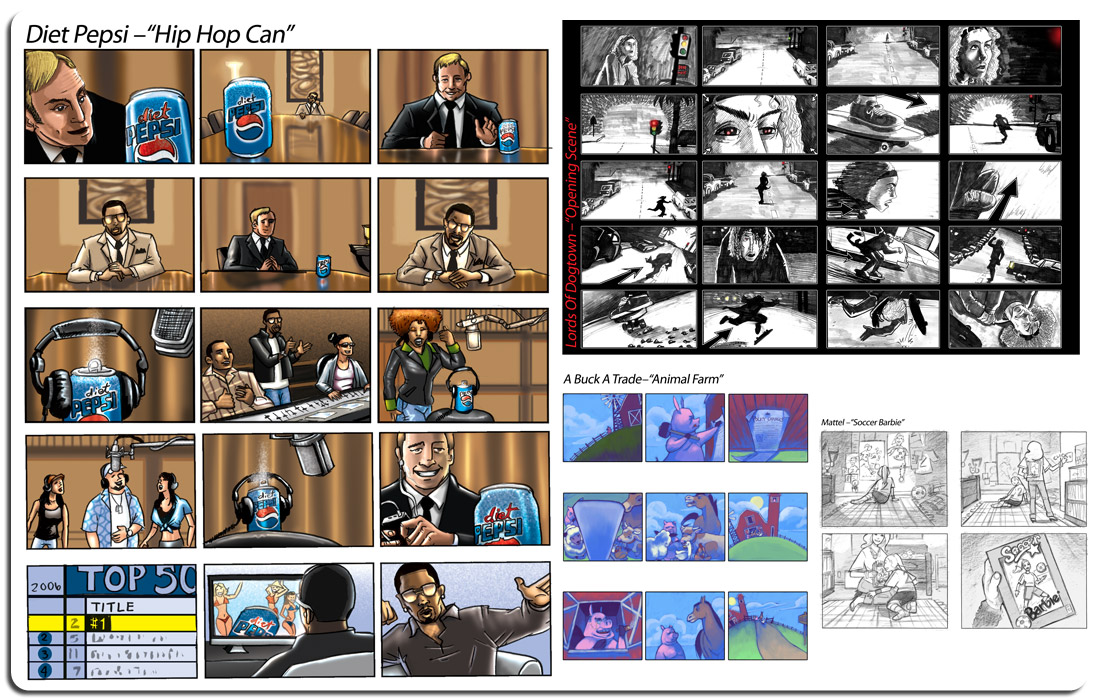 Storyboards by Modul8tion